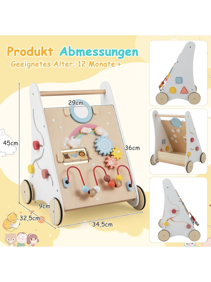 COSTWAY Lauflernhilfe in Weiß günstig kaufen 45 cm