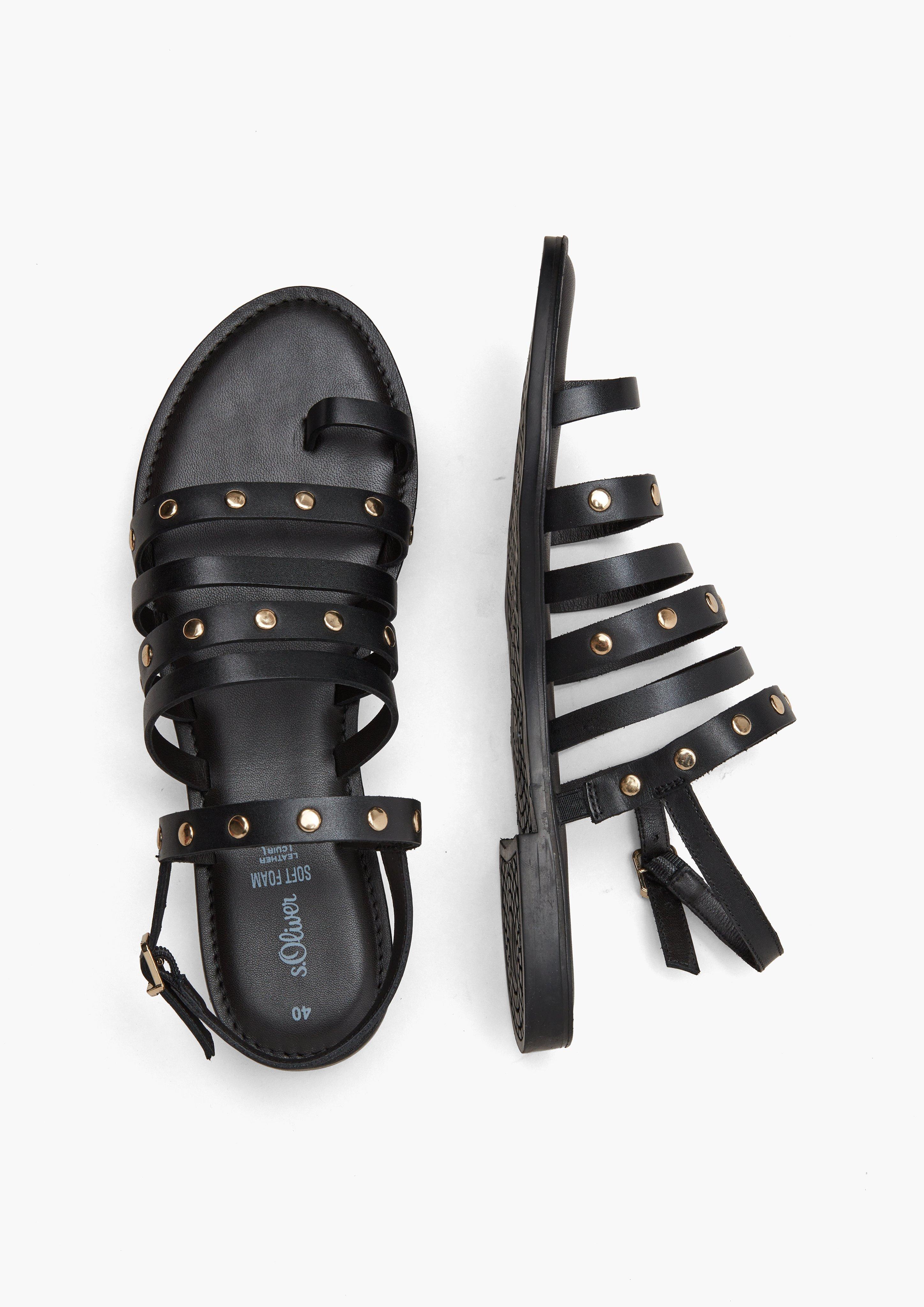 Riemchen-Sandalen aus Echtleder  101.101.103.28110-001
