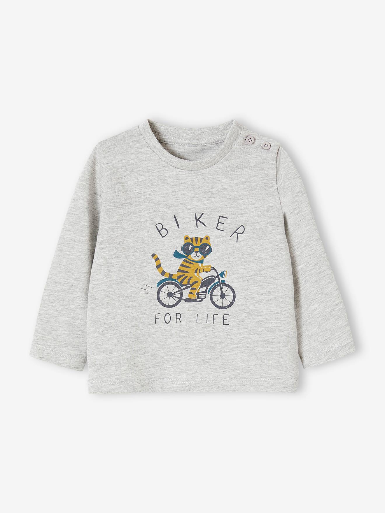 T-shirt fantaisie bébé garçon écru