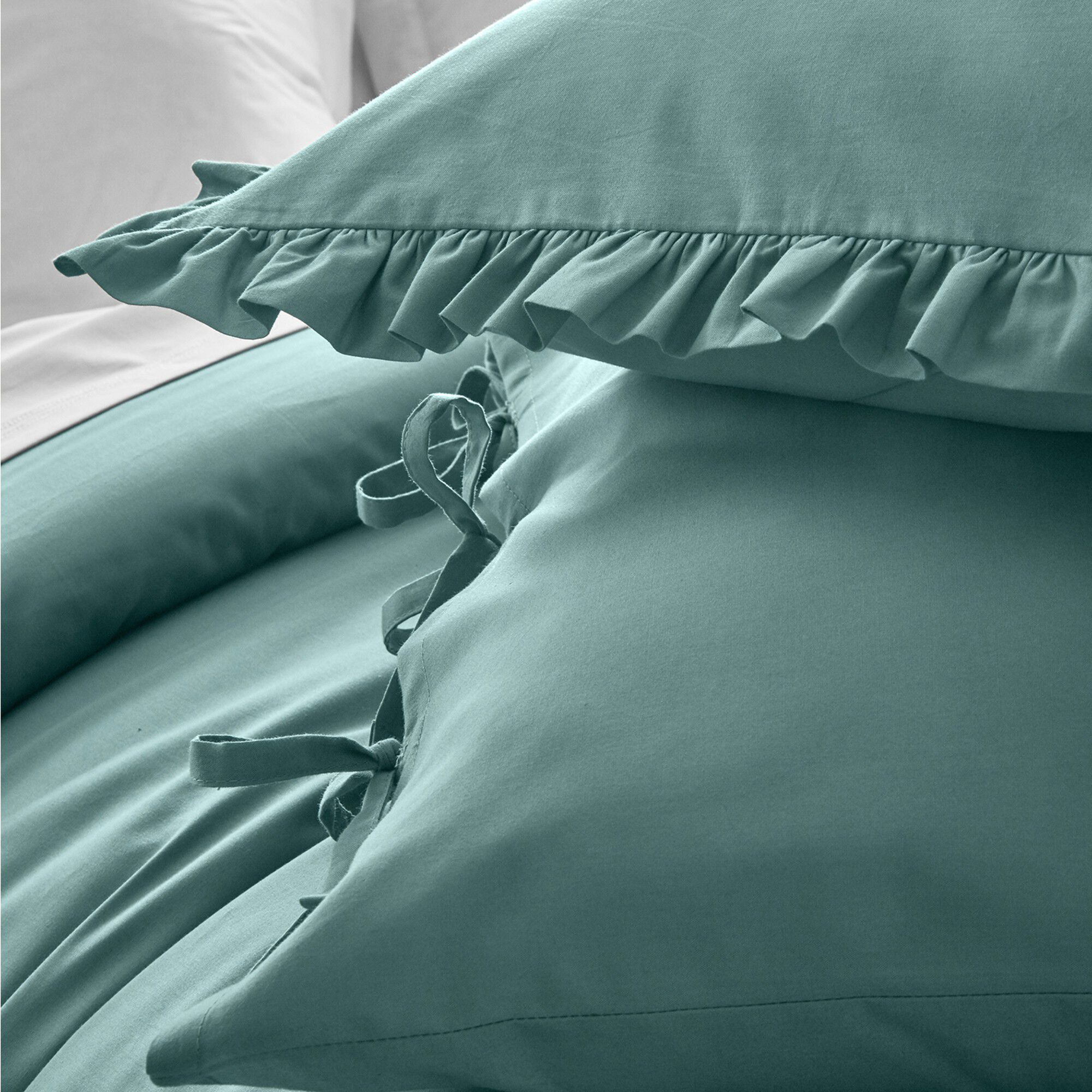 Linge de lit uni percale