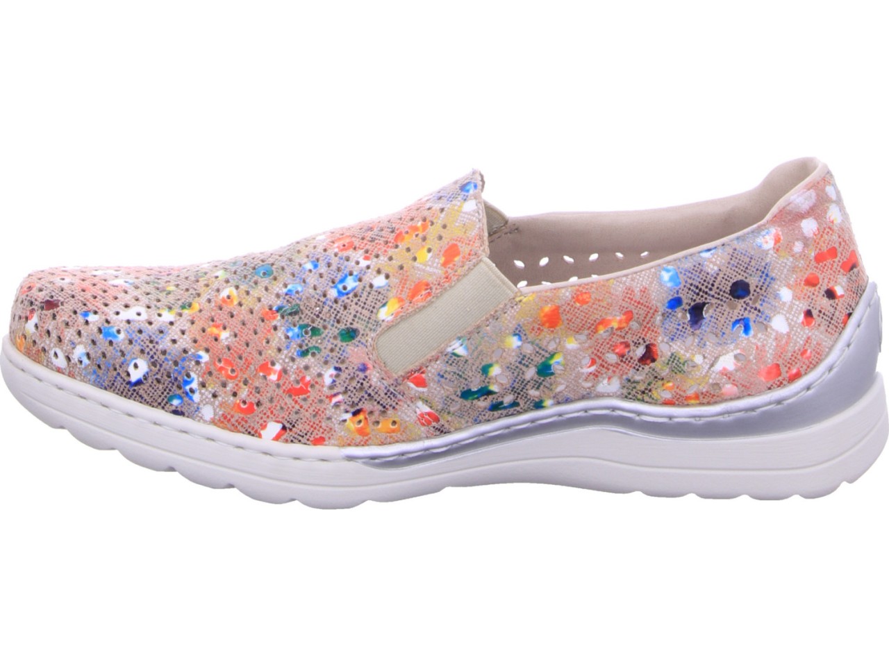 RIEKER Sportliche Slipper bunt
