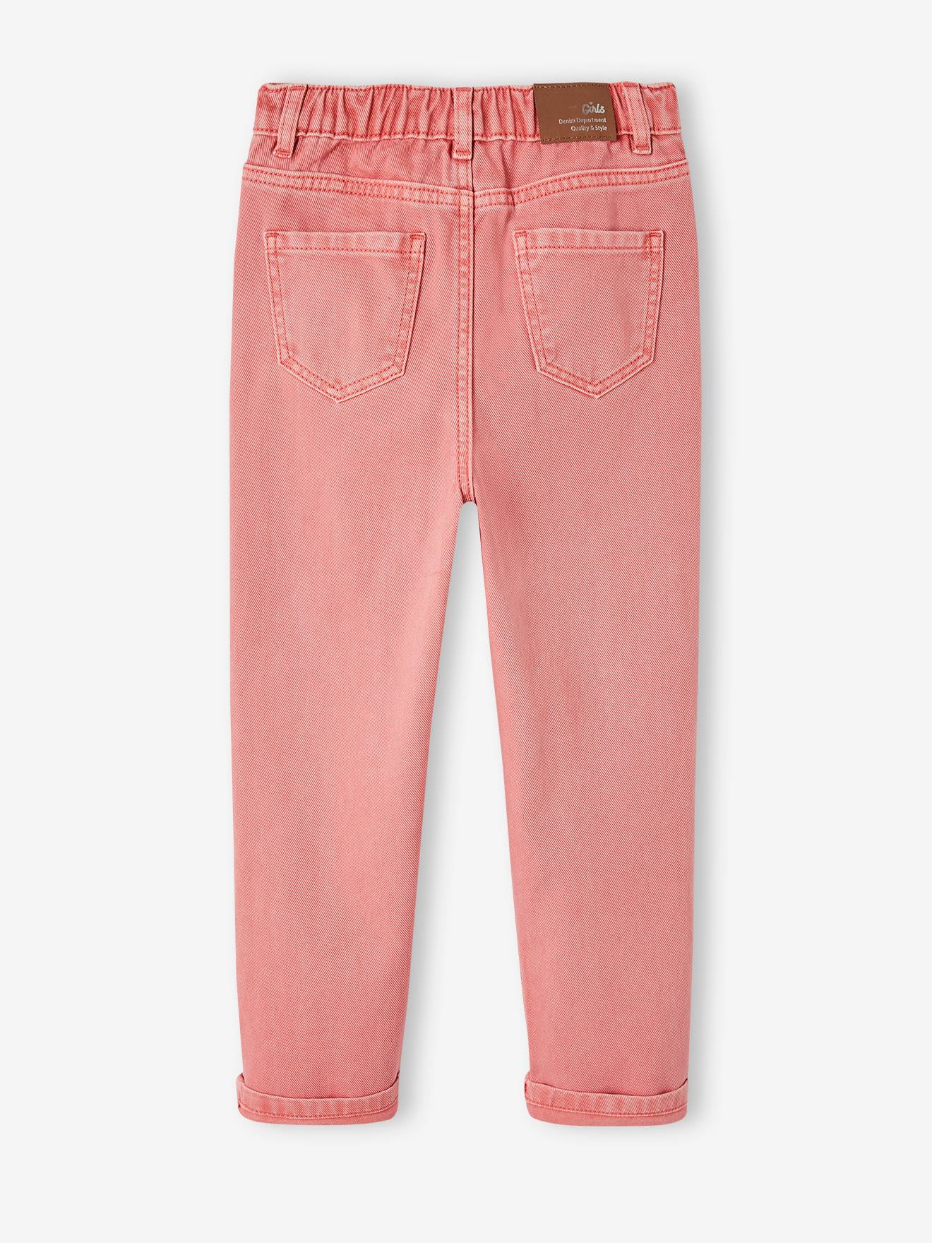 Vertbaudet Mädchen Mom-Hose, Hüftweite SLIM - khaki