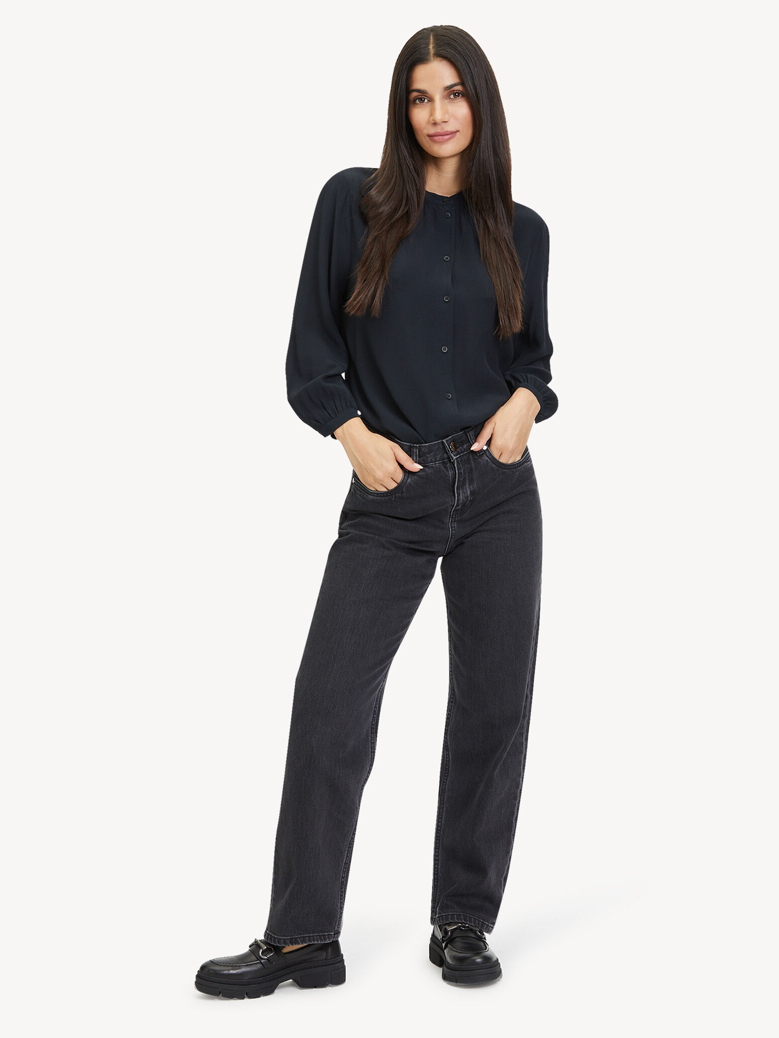 Boho Bluse - noir