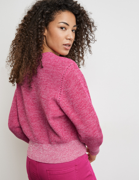 Pullover aus Baumwoll-Rippstrick