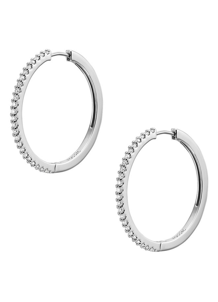 Fossil Ellis earrings with zirconia JA7274040
