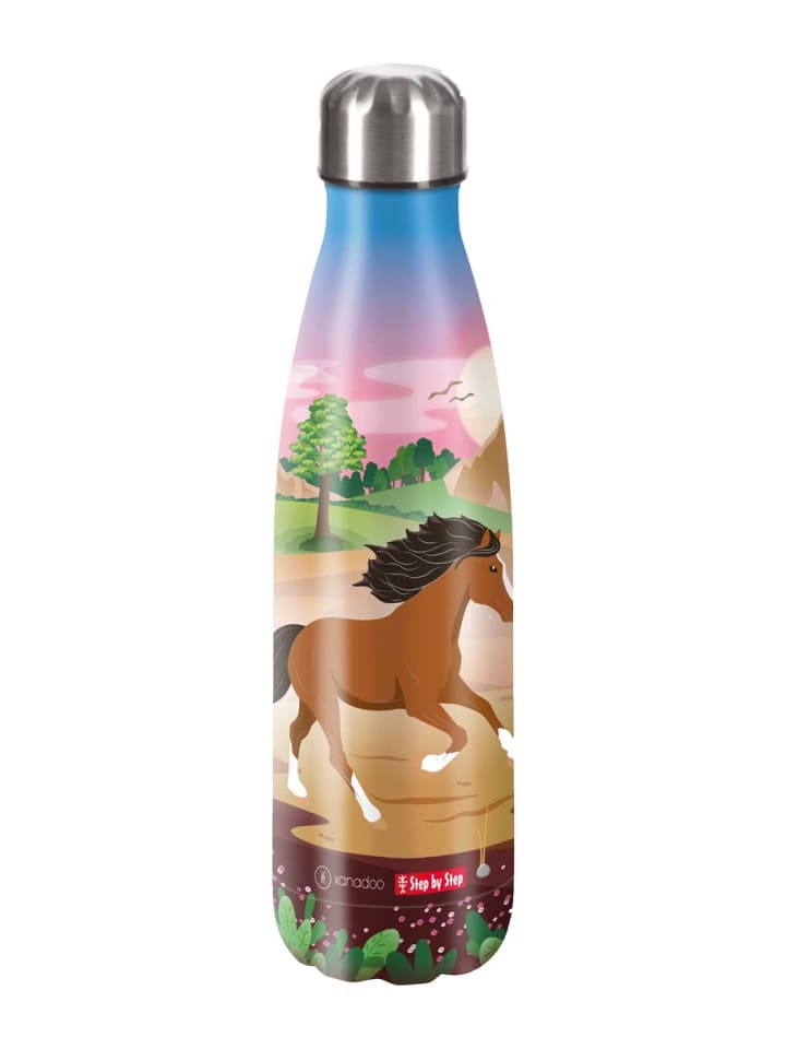 Step by Step Step by Step Isolierte Edelstahl-Trinkflasche 