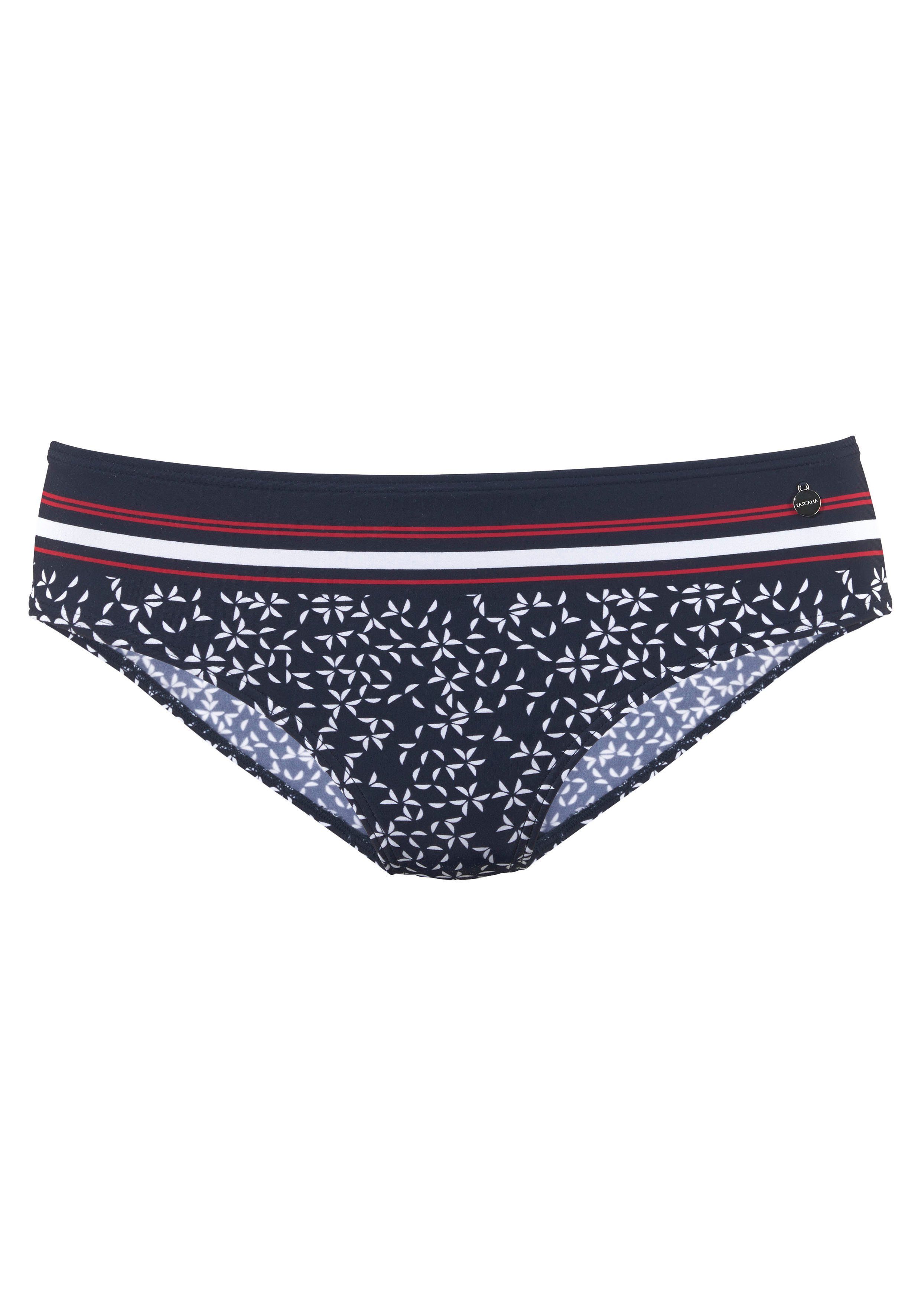 LASCANA Bikini-Hose Minimal uni und bedruckt in höherer Form