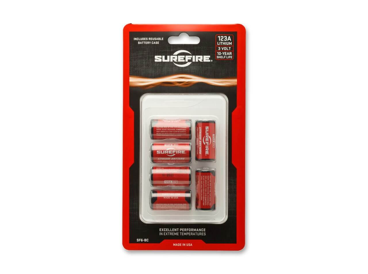 Batterie-Set CR123A 6