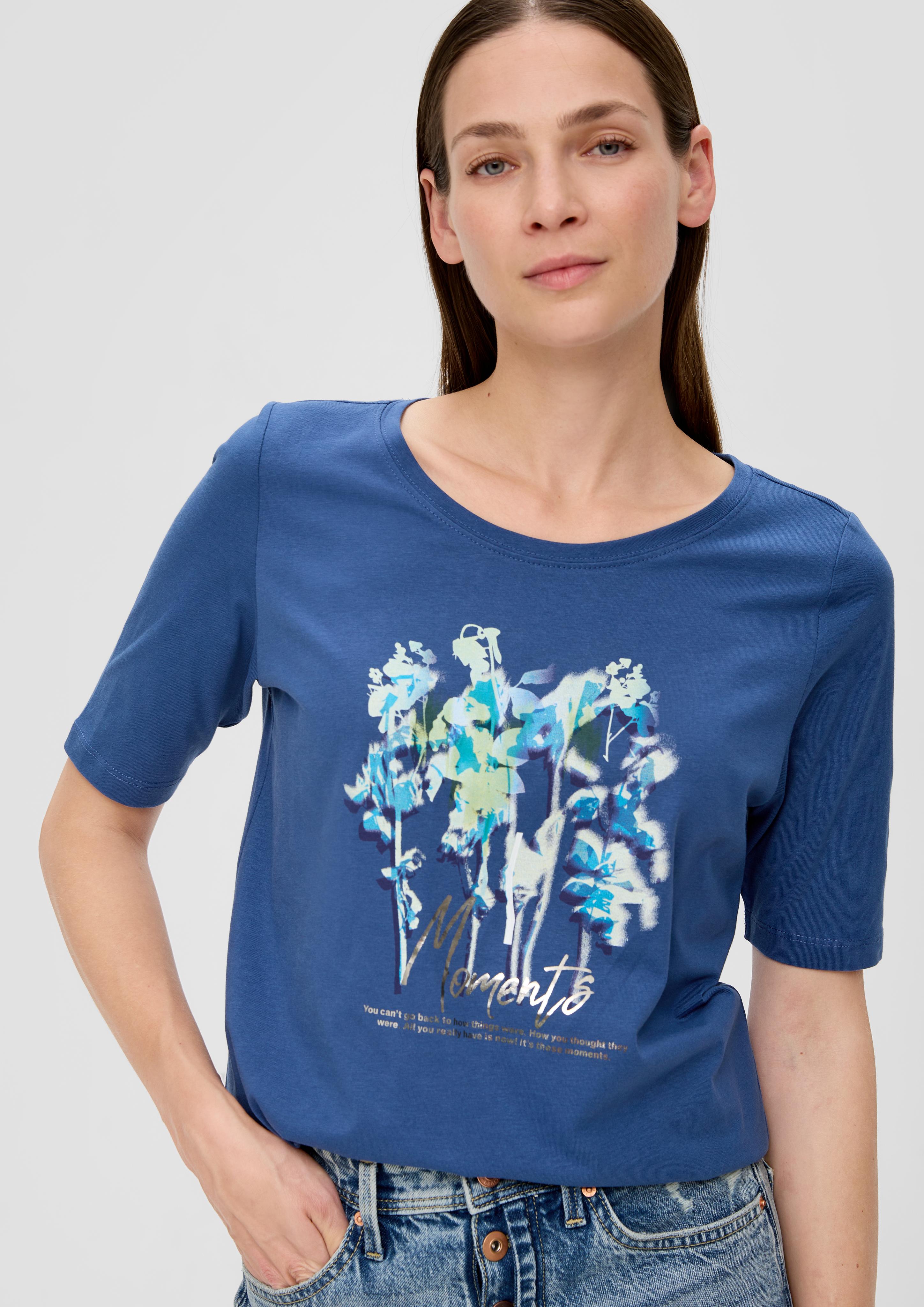T-Shirt mit glänzendem Print  2136510-57D1