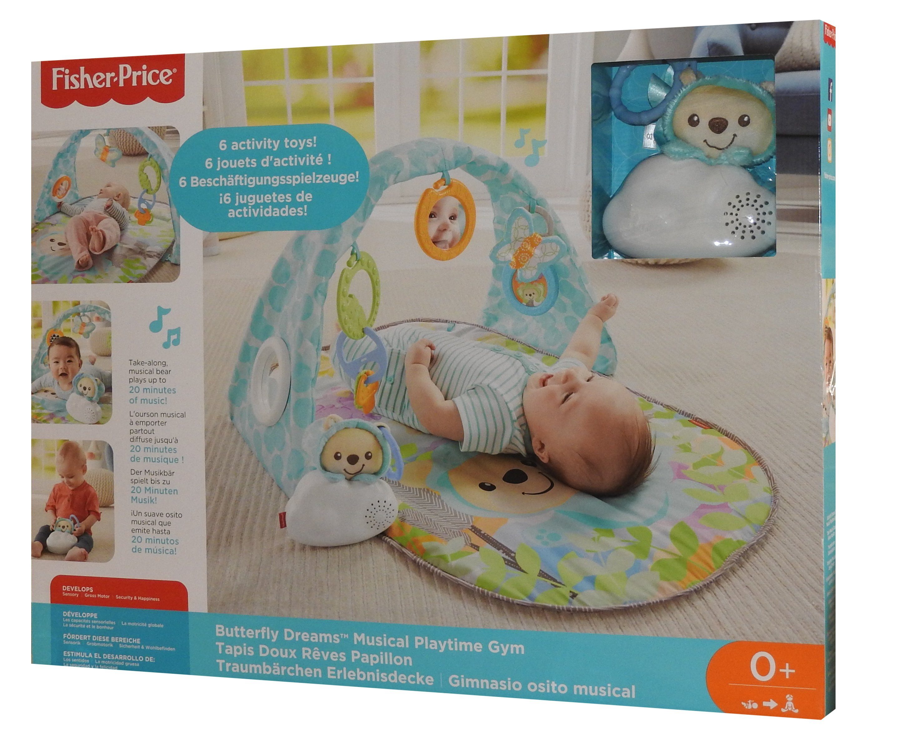 Krabbeldecke, Fisher-Price®, Fisher-Price Baby Krabbeldecke Spielbogen Erlebnisdecke Spieldecke Mobile