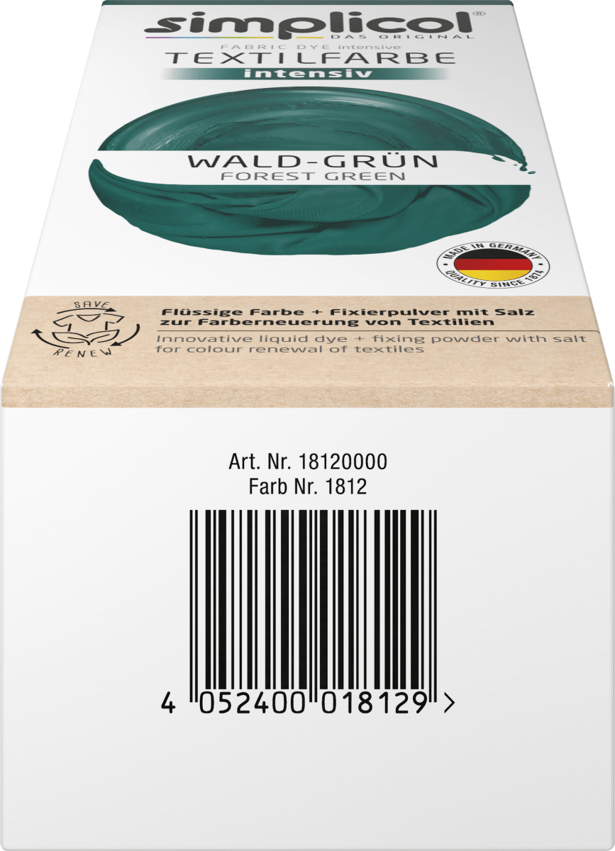 Textilfarbe intensiv Wald-Grün, 1 St