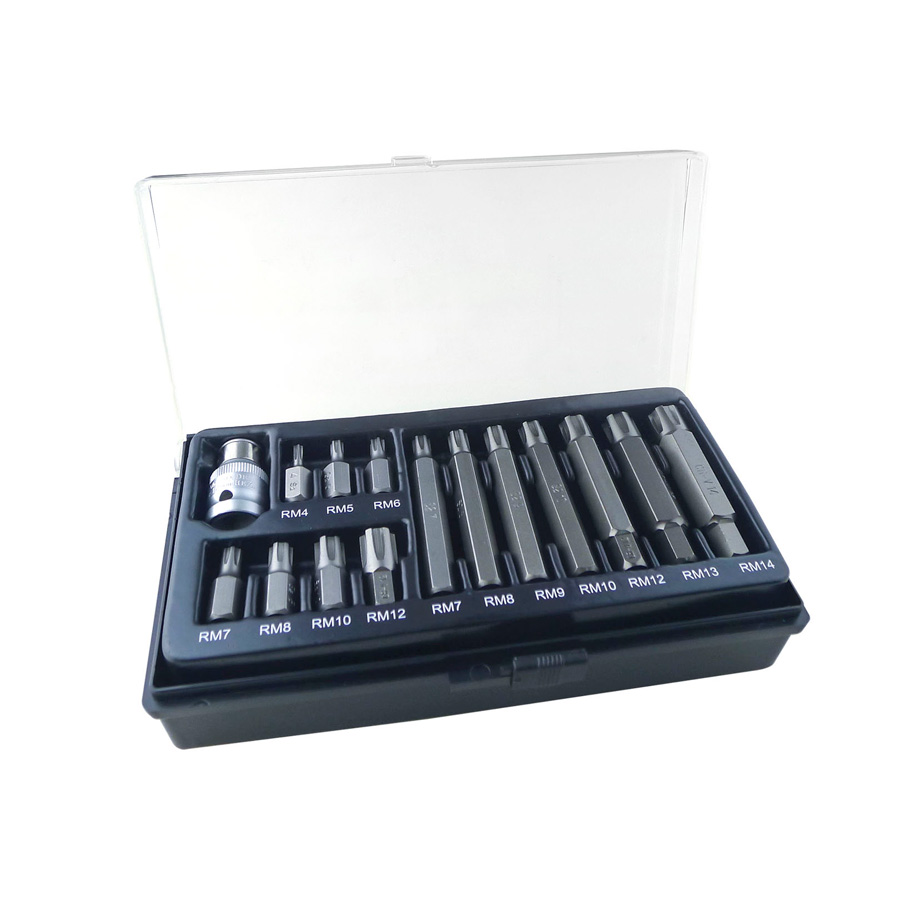 Innenvielzahn Bit-Set RIBE, RM4-RM14, von Norauto, 14-tlg. - ATU