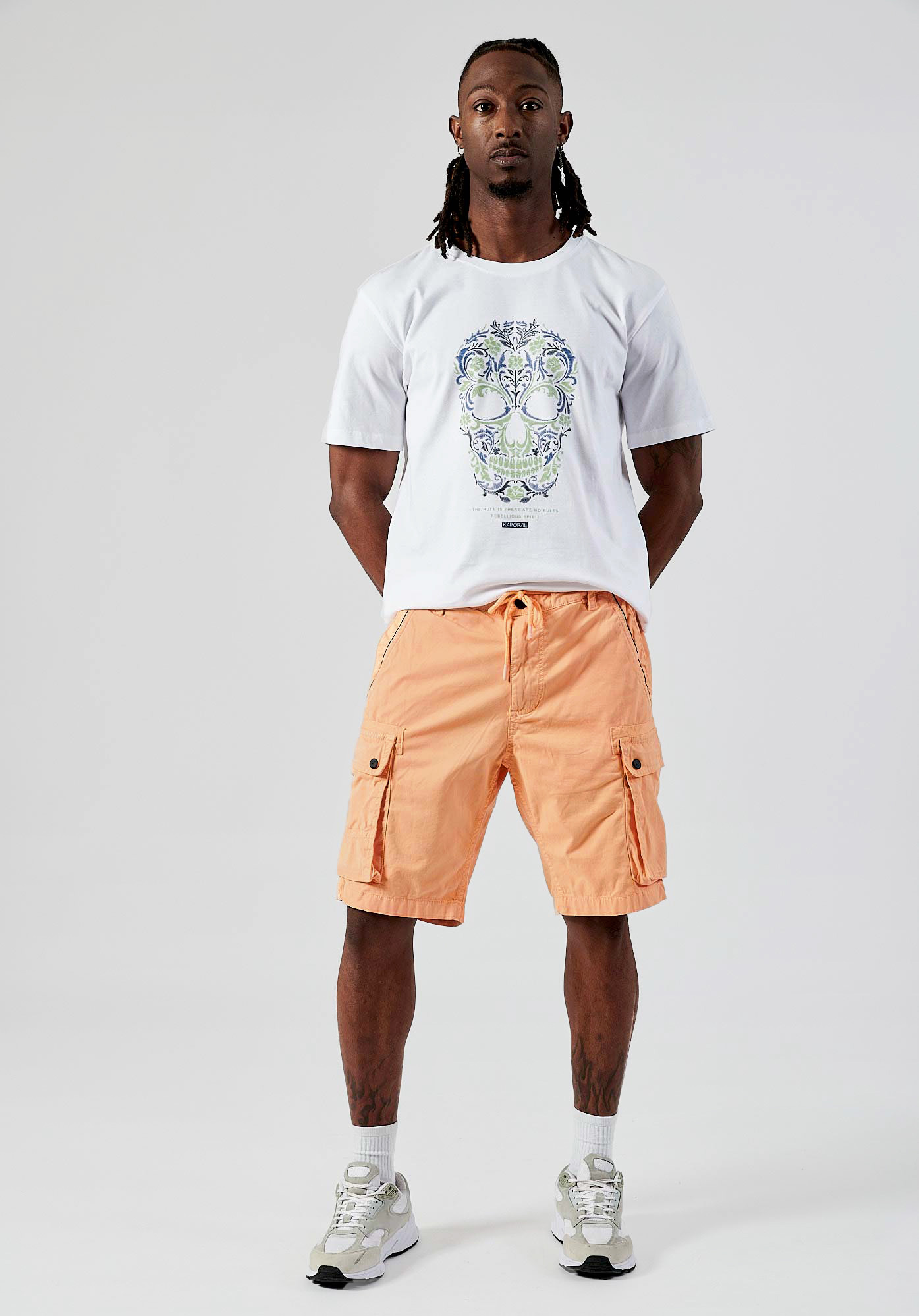 TOSHI  Short orange homme