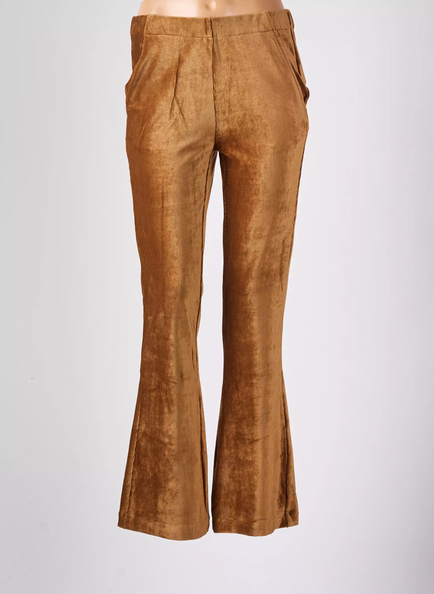 Sparkz Pantalons Flare Femme couleur marron