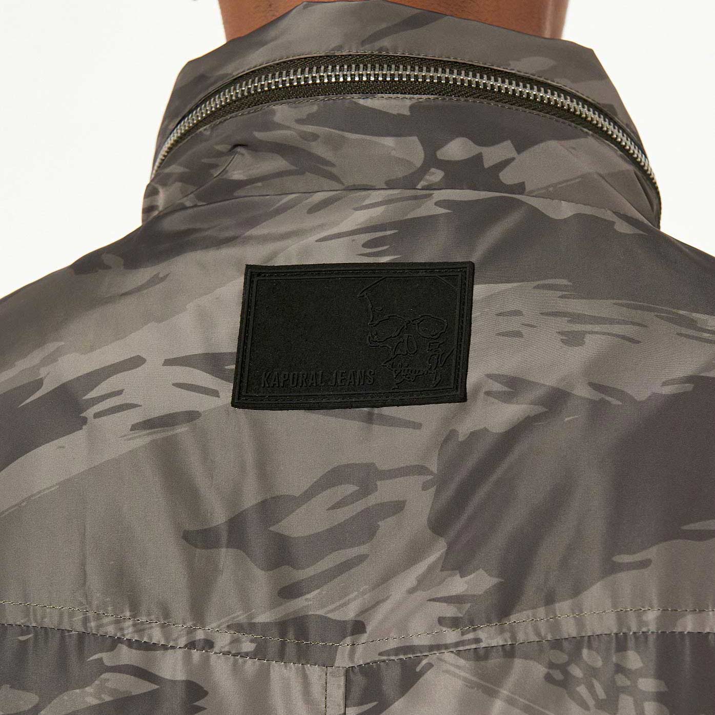 VITOR  Veste camouflage kaki Homme en 100% polyester recylé