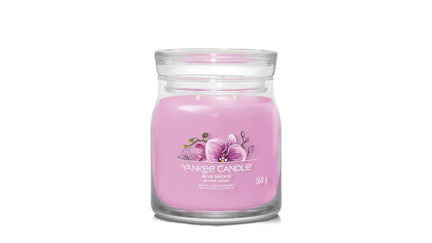 Yankee Candle Duftkerze Signature Medium Jar Wild Orchid Wild Orchid