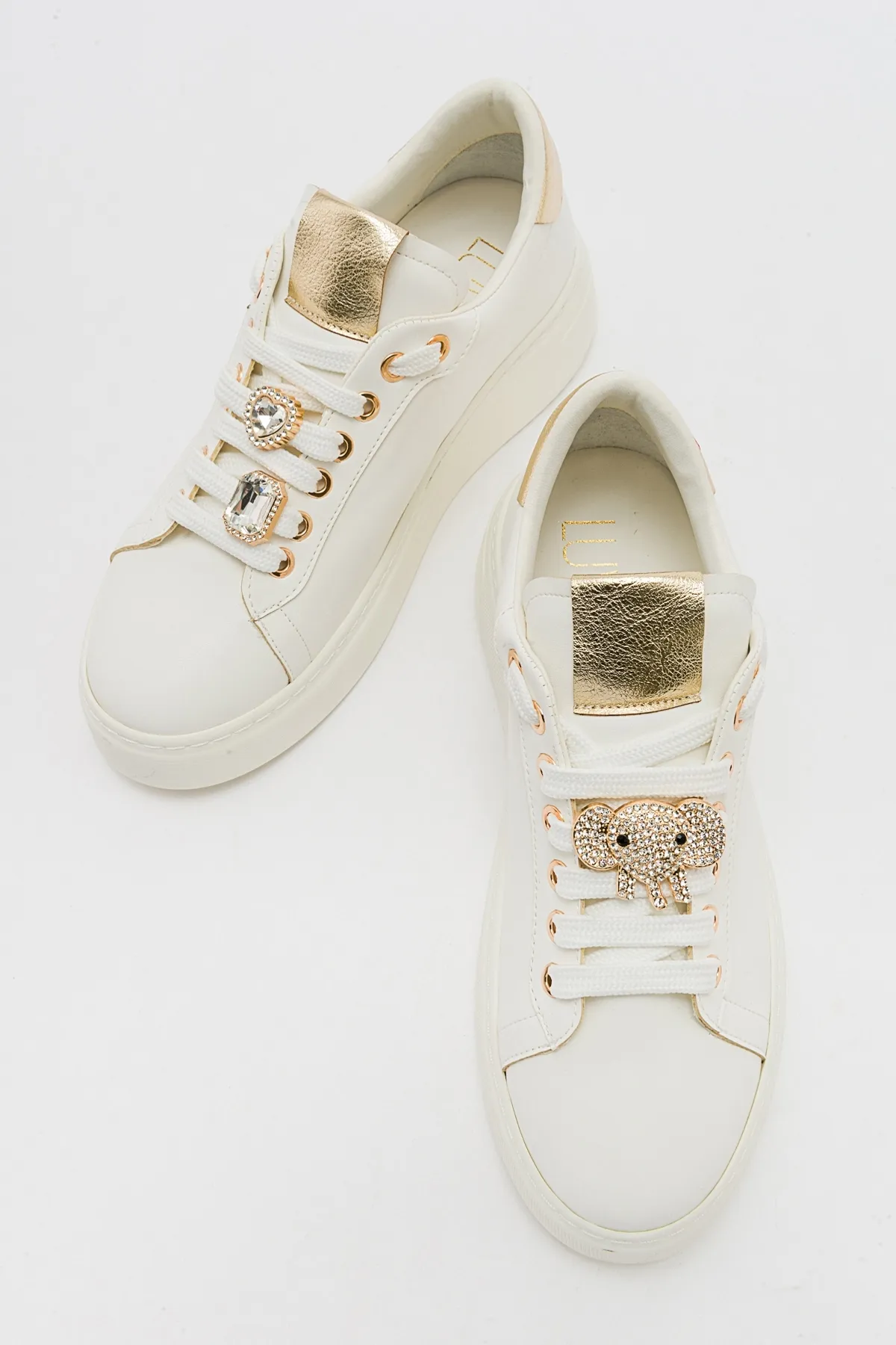 LuviShoes  ROMEU Weiße Sport-Sneaker für Damen