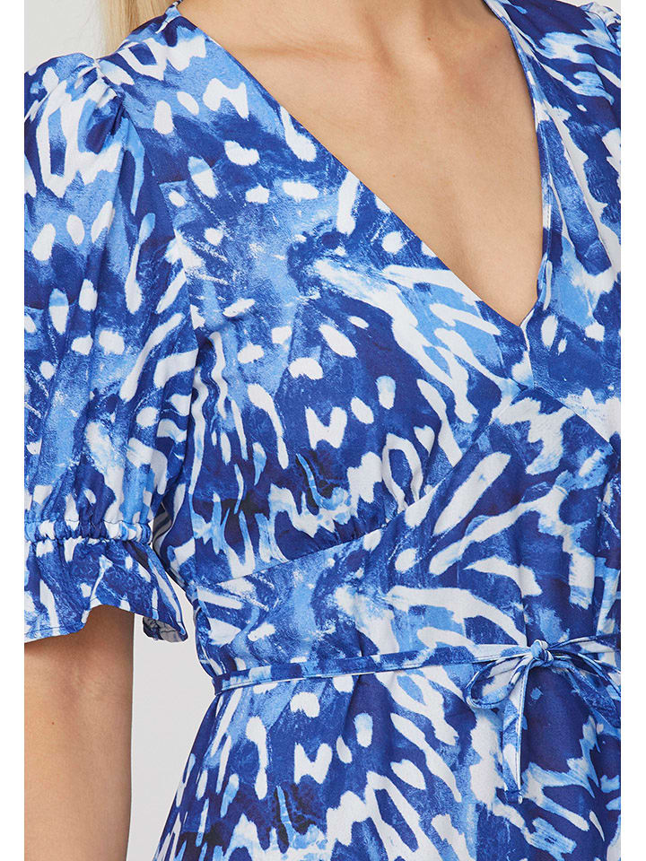 SisterS point Kleid in Blau/ Weiß günstig kaufen