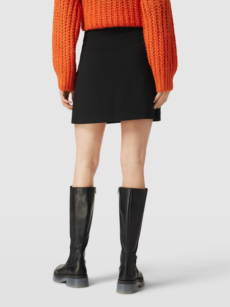 Minirock mit Seitenschlitz Modell 'GaleMD skirt' in schwarz