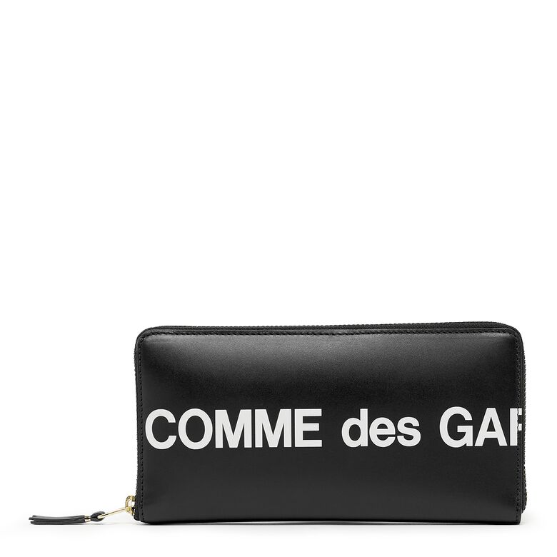 Comme des Garcons Wallet Huge Logo black