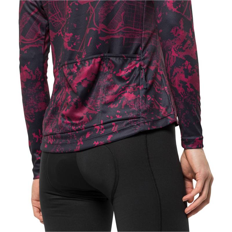 Jack Wolfskin MOROBBIA L/S PRINTED W Funktionsshirt Damen