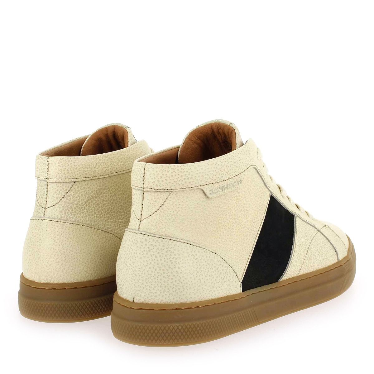 Schmoove  SPARK LOW BOOTS  - Ecru Noir