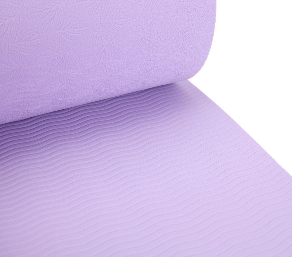 Styletics Yogamatte Yoga-Matte Klotz Gürtel Set Training Sport Fitness (Yogamatte, Kork Block, Gürtel aus Baumwolle, Beutel), Pilates Entspannung