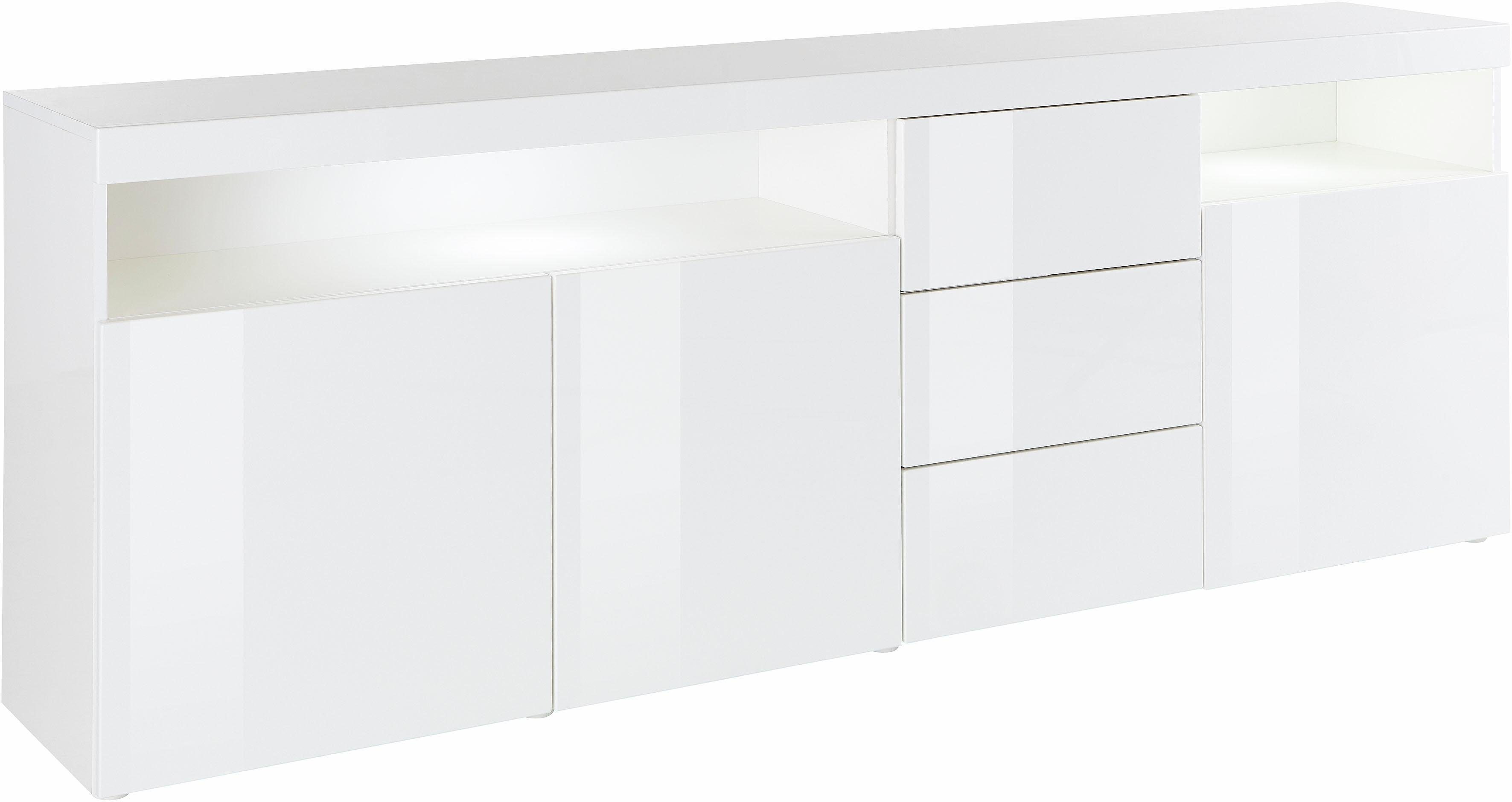 borchardt Möbel Sideboard Kapstadt, Breite 200 cm mit 3 Schubkästen