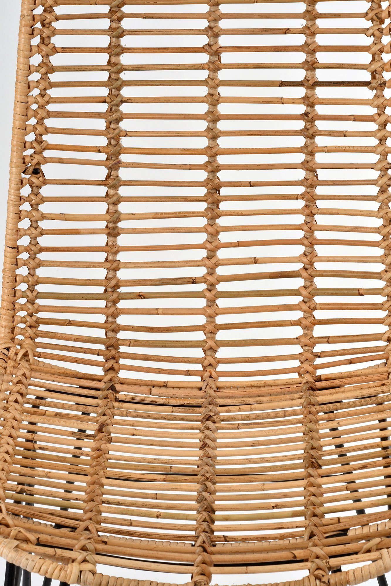 animal-design Rattanstuhl, Rattan Stuhl MAGY (60002) moderner Flechtstuhl Korb Stuhl Esszimmer Wohnzimmer