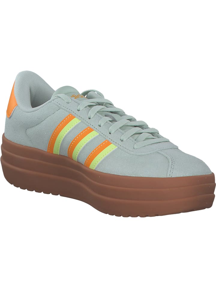 adidas Schnürschuhe in linen green/orange/hi-res yell günstig kaufen 38