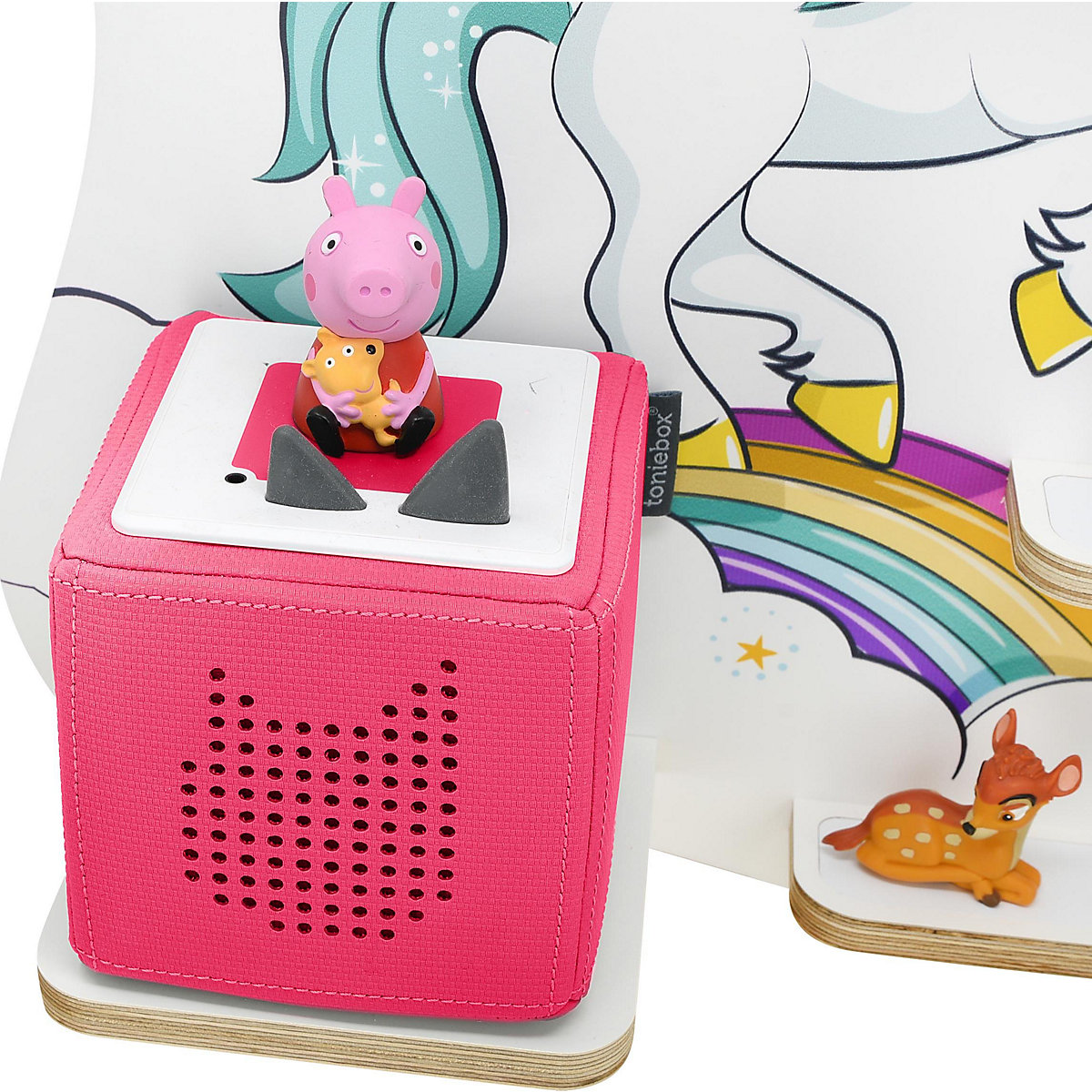 Regal für Musikbox Rainbow Dash - geeignet für Toniebox