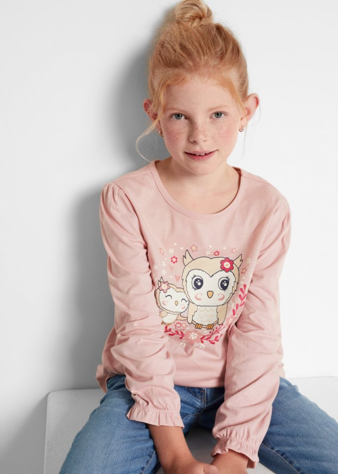 Mädchen Langarmshirt (2er-Pack)