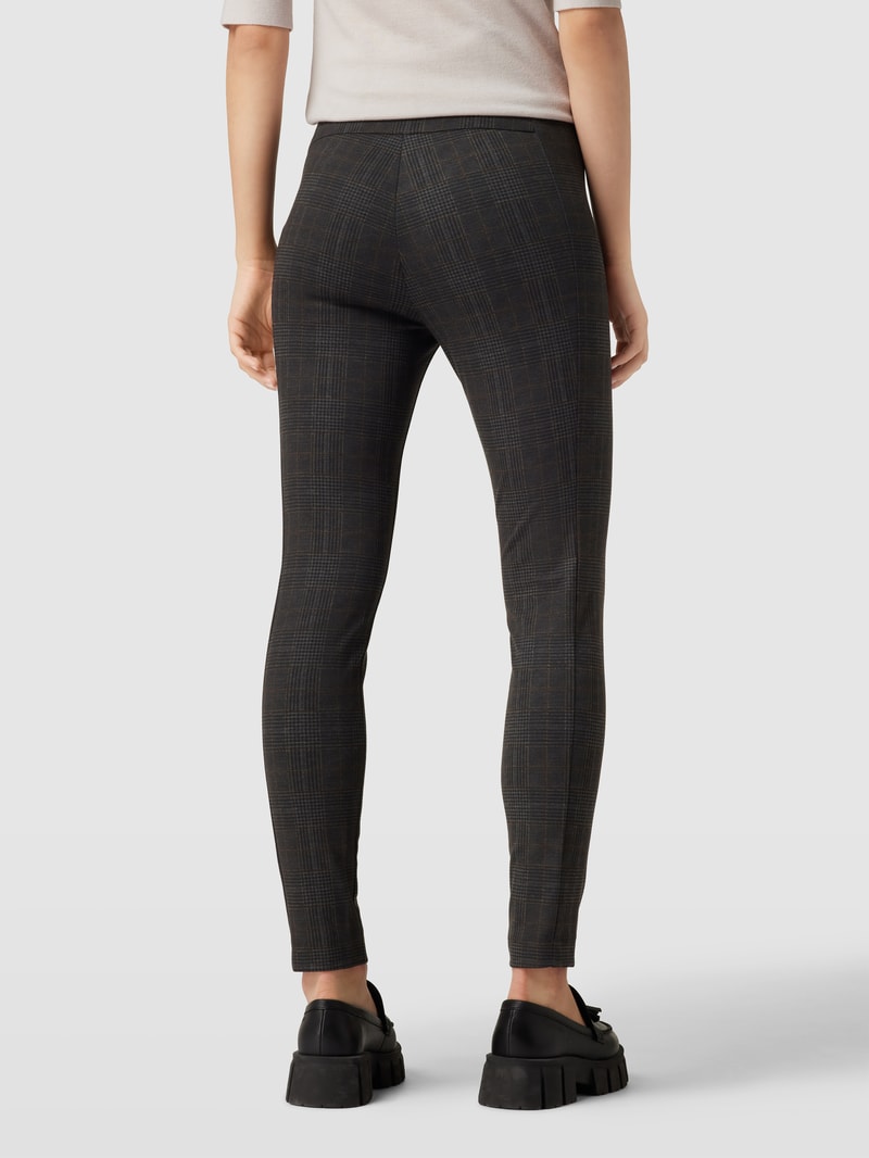 Hose mit Allover-Muster in schwarz