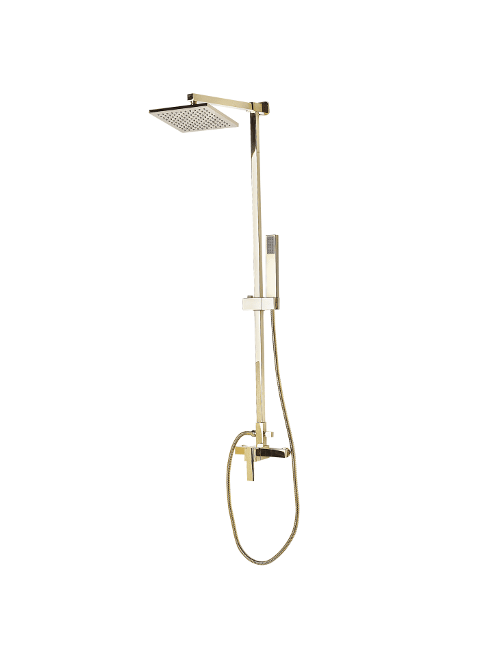 Beliani Wannenarmaturen TAGBO in Gold - (W) 18 x (H) 115 x (L) 52 cm günstig kaufen onesize