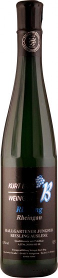 2007 Hallgartener Jungfer - Riesling Auslese edelsüß 0,5 L - Weingut Kurt Bug