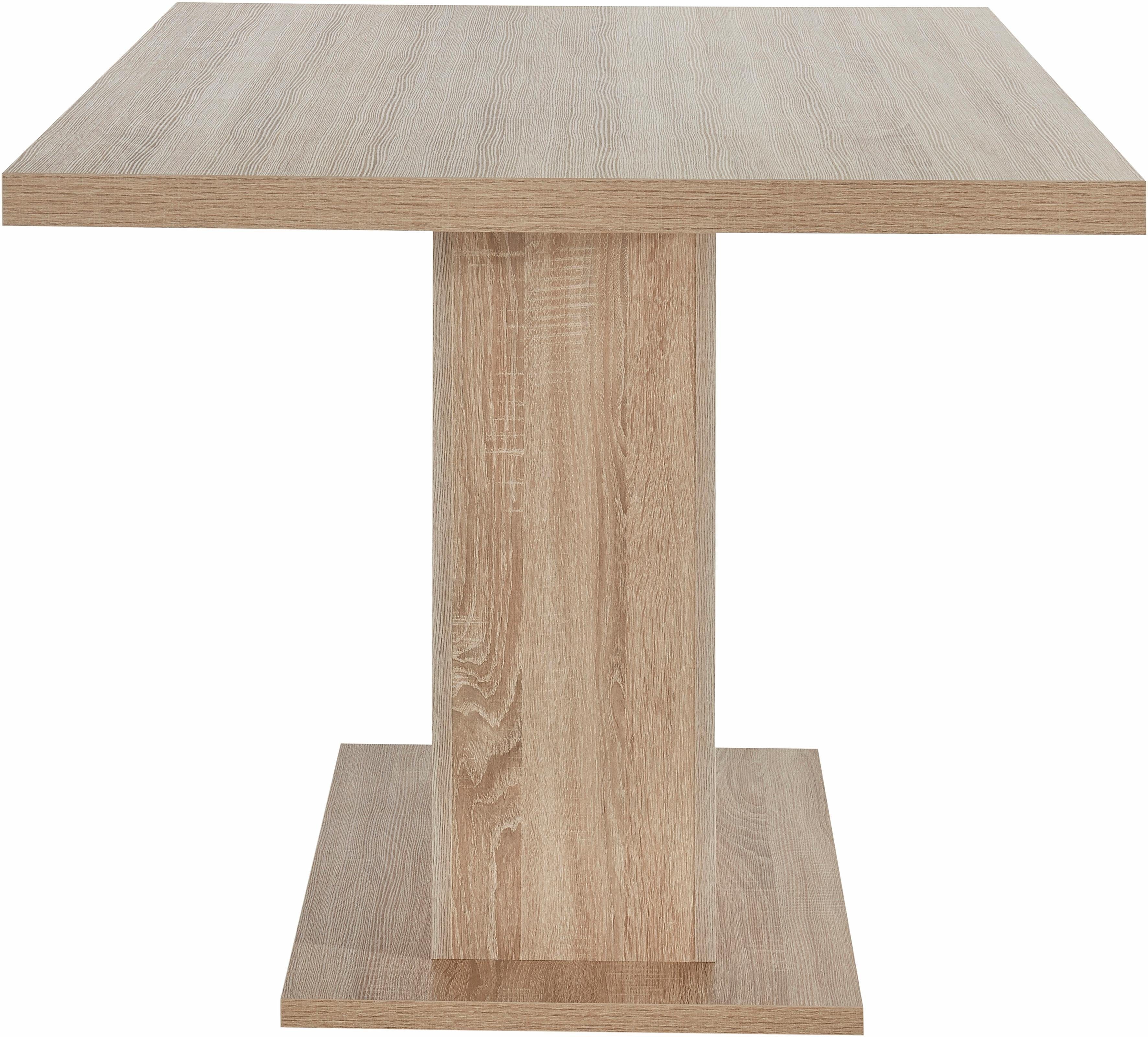 Home affaire Säulen-Esstisch Cross, Breite 136 cm