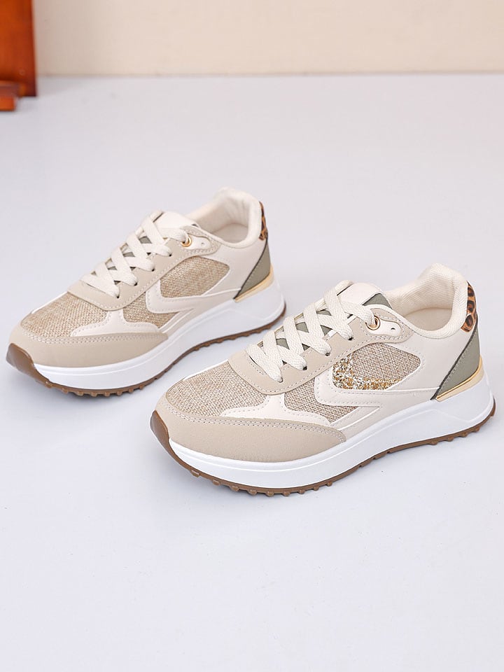 Sixth Sens Sneakers in Creme/ Beige/ Khaki günstig kaufen