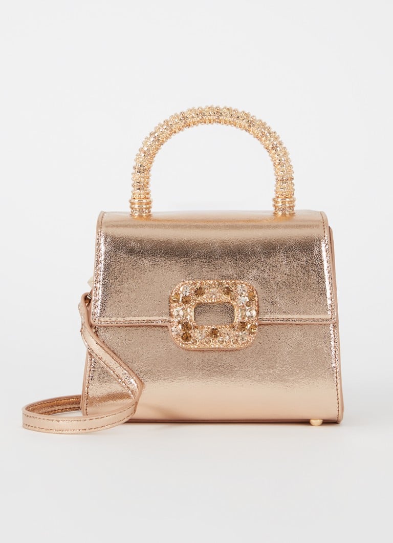 Borsa Bolenna di Dune London, impreziosita da strass e dotata di tracolla removibile.