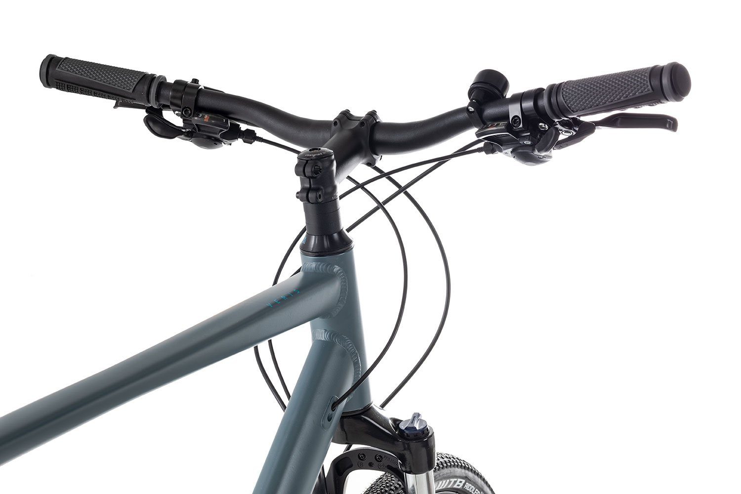 Axess Crossrad VERIS CROSS 2022, 27 Gang Shimano Alivio RD-M3100-9 Schaltwerk, Kettenschaltung, Crossbike schwarz/grau