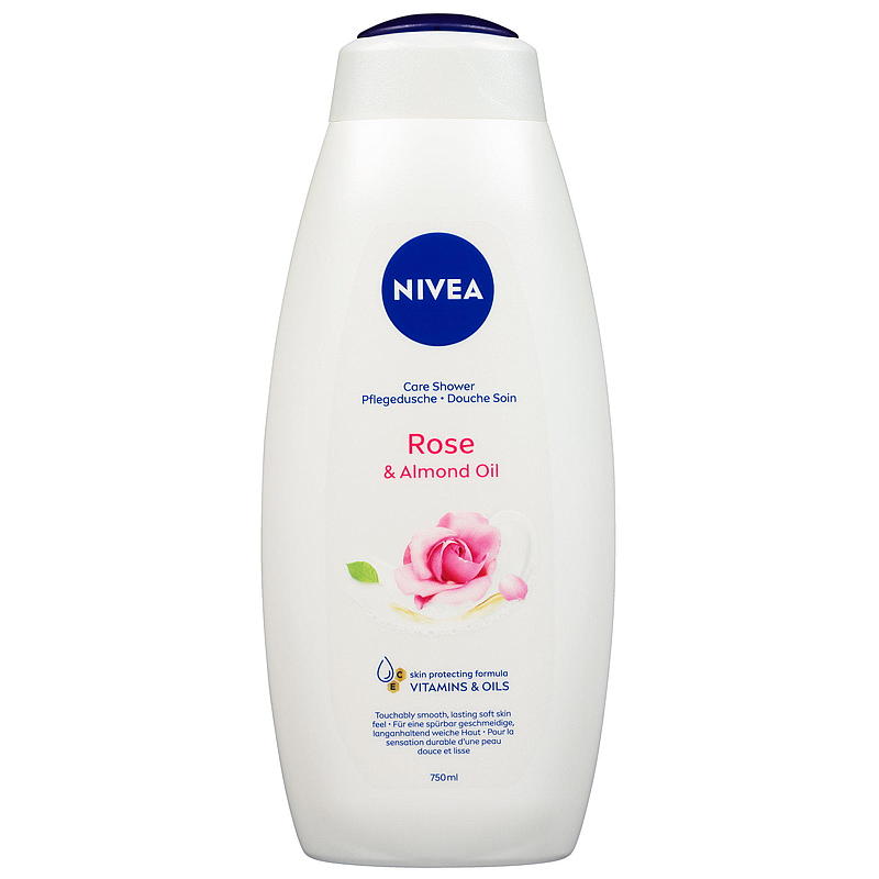 Nivea Shower 750 ml Rose & almond oil Nivea