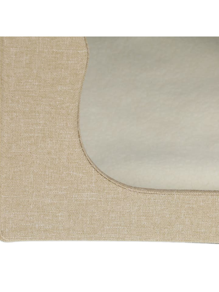 relaxdays Katzenhöhle in Braun/ Weiß - (B)40 x (H)44 x (T)40 cm günstig kaufen onesize