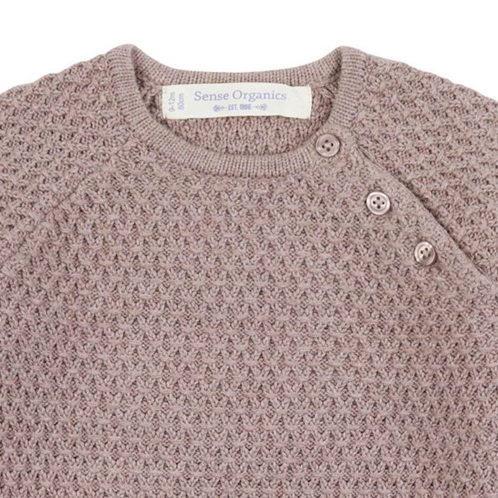 Sense Organics Rundhalspullover Sense Organics Pullover Keme mit Musterstrick