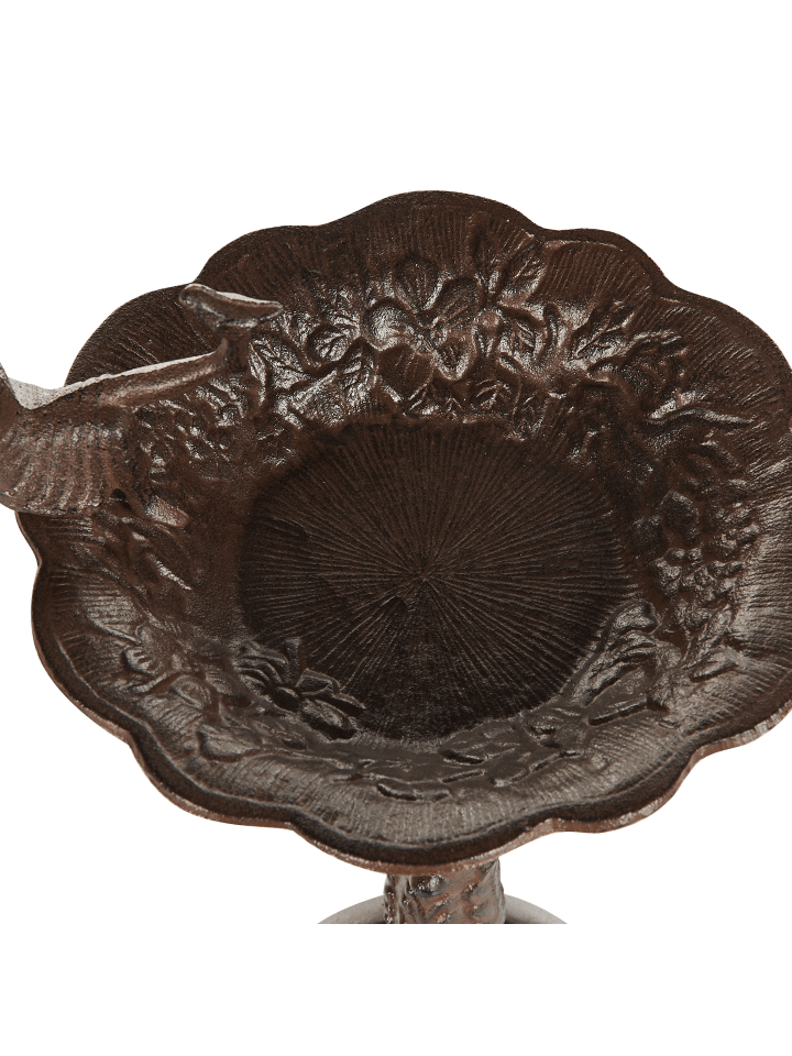 Beliani Vogelbrunnen LARK in Braun - (W) 24 x (H) 53 x (L) 24 cm günstig kaufen onesize
