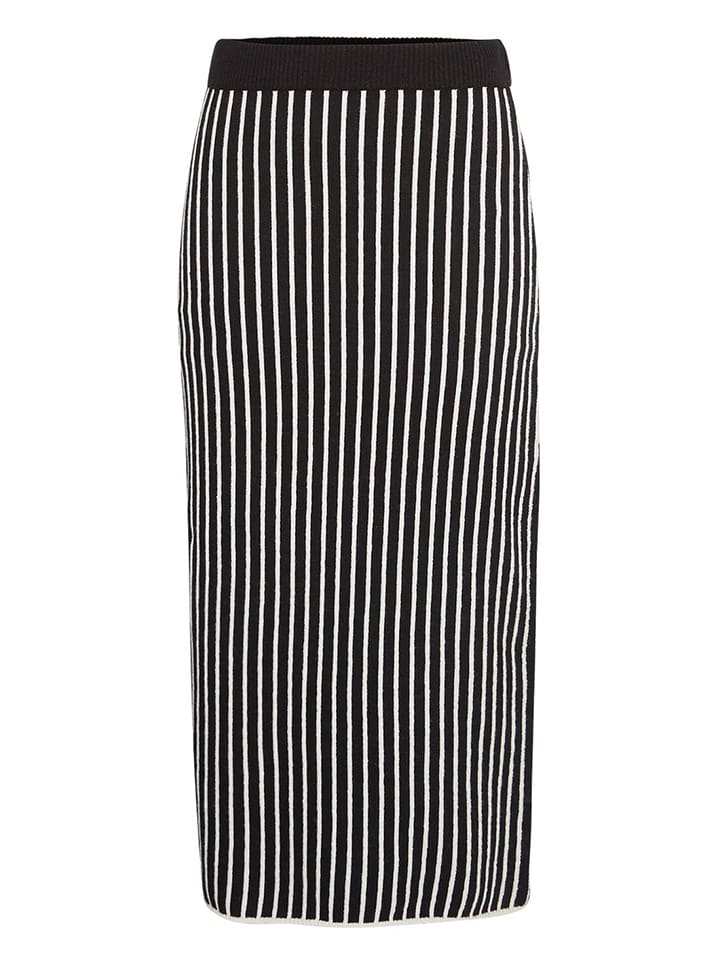 MOSS COPENHAGEN Strickrock in Schwarz günstig kaufen