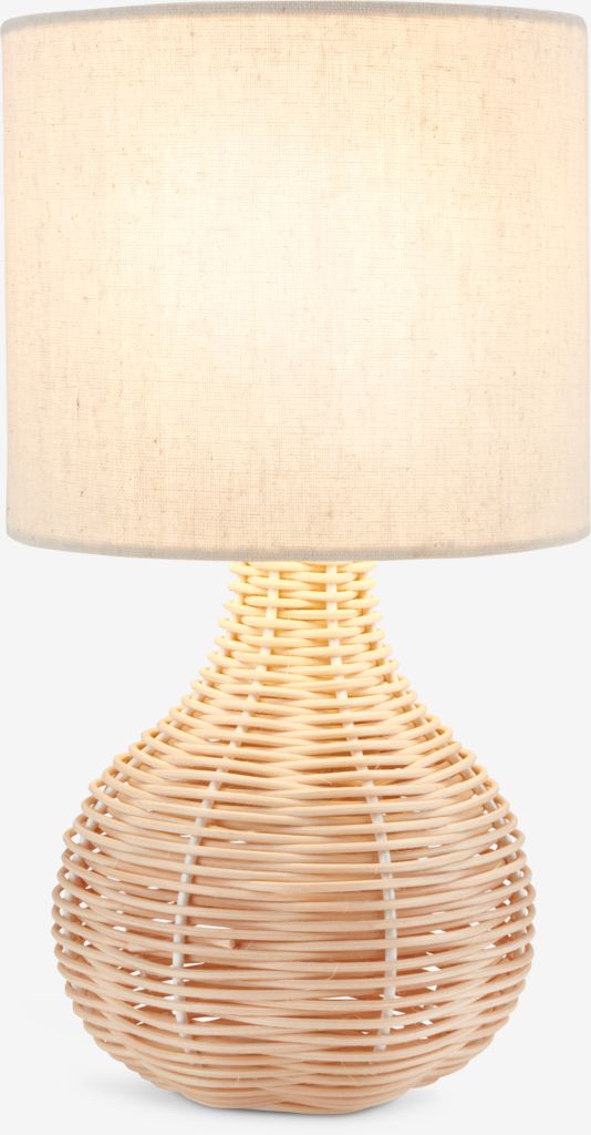 Candeeiro de mesa HELMER HELMER Ø17xH32cm natural