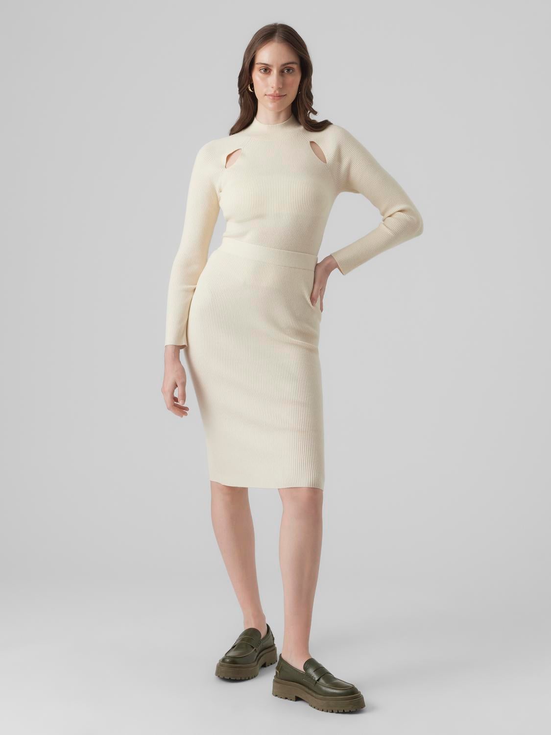VMKARIS Hohe Taille Midirock