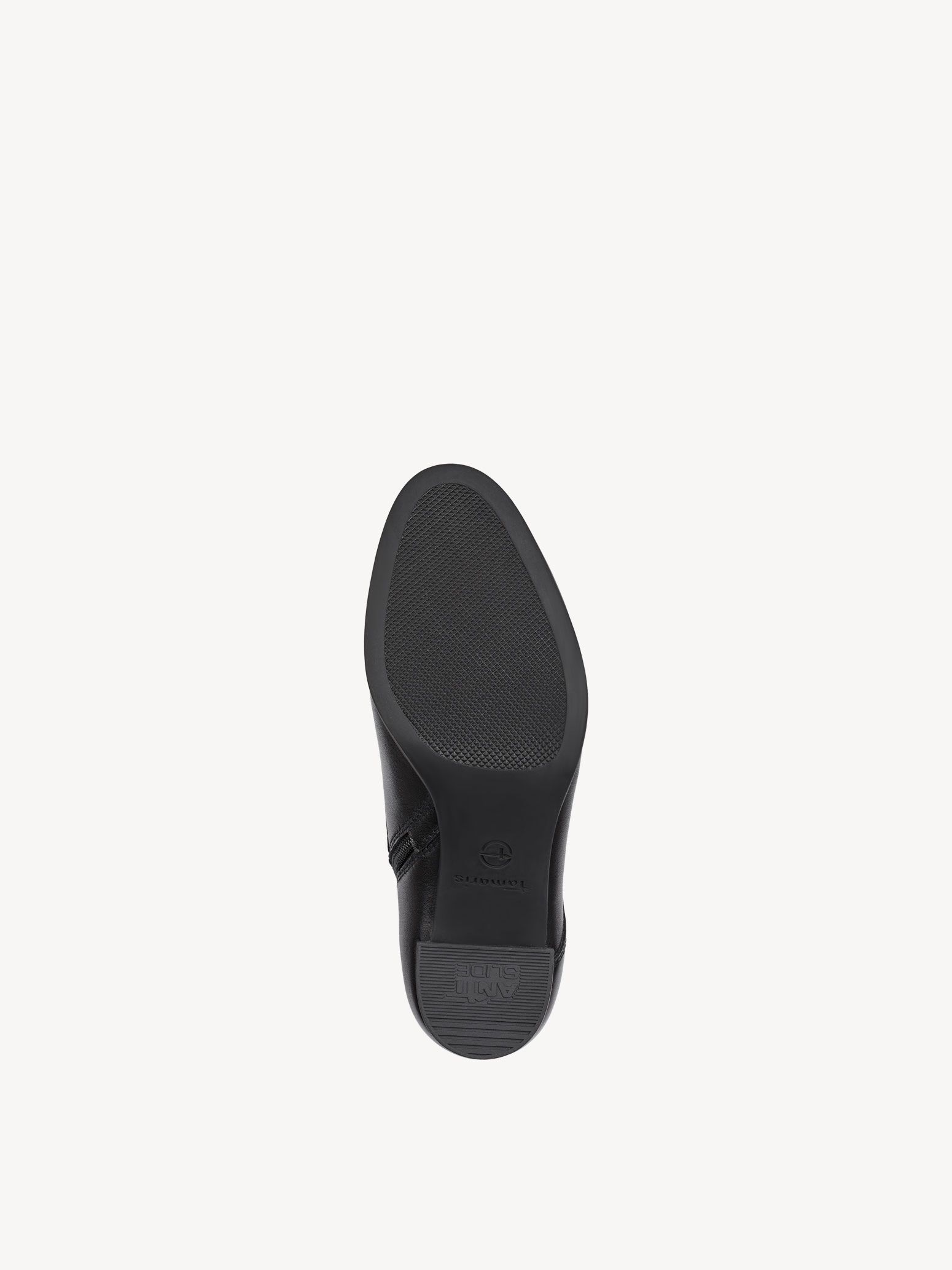 Bottine en cuir - noir