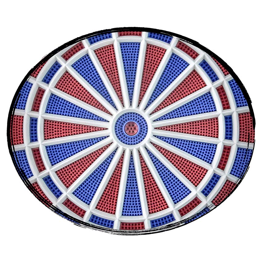 Carromco ELEKTRONIK DARTBOARD TOLEDO-301, MIT ADAPTER, 2-LOCH ABSTAND