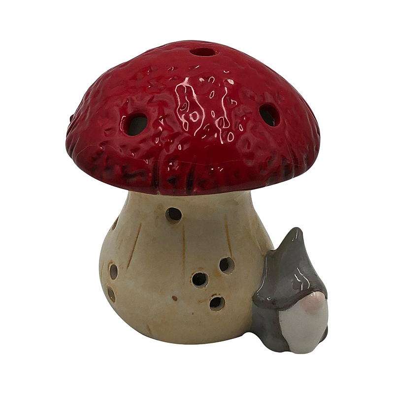 Home Sopp 11 cm m/LED keramikk