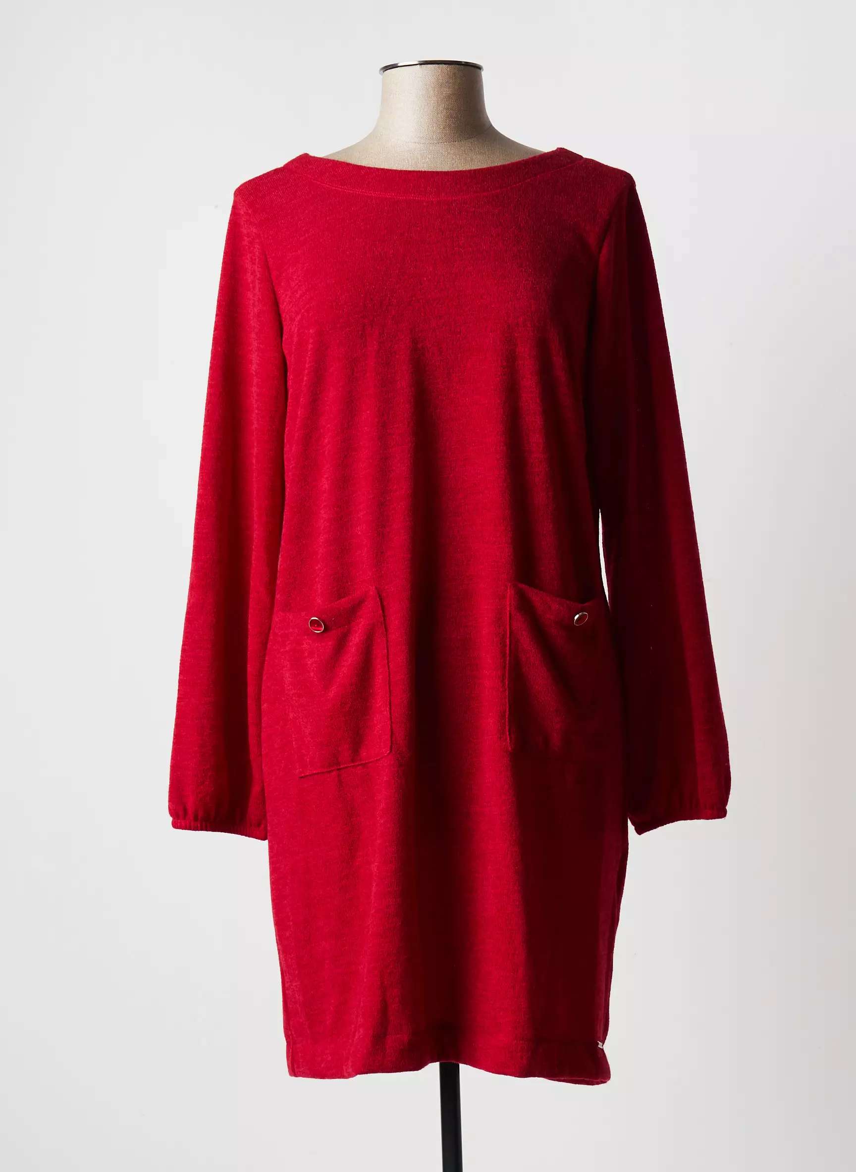 Maloka Robes Courtes Femme couleur rouge